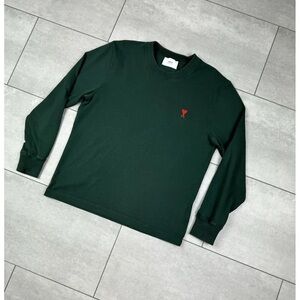 Ami Dark Green Crew Neck (New With Tags)